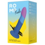 ROMP - DILDO IN SILICONE PICCOLO CON VENTOSA TRICOLORE 14 CM